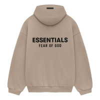 Fear of God Essentials Fleece Hoodie Desert Sand