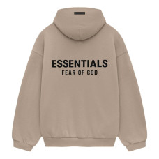 Fear of God Essentials Fleece Hoodie Desert Sand