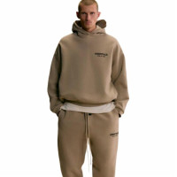 Fear of God Essentials Fleece Hoodie Desert Sand
