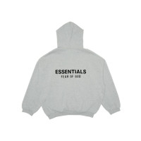 Fear of God Essentials Fleece Hoodie Light Heather Gray