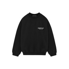 Fear of God Essentials Fleece Crewneck (FW24) Black