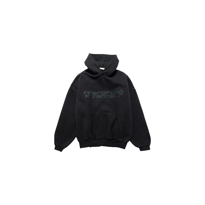 Худи Fear of God Essentials 90's Hoodie Vintage Black