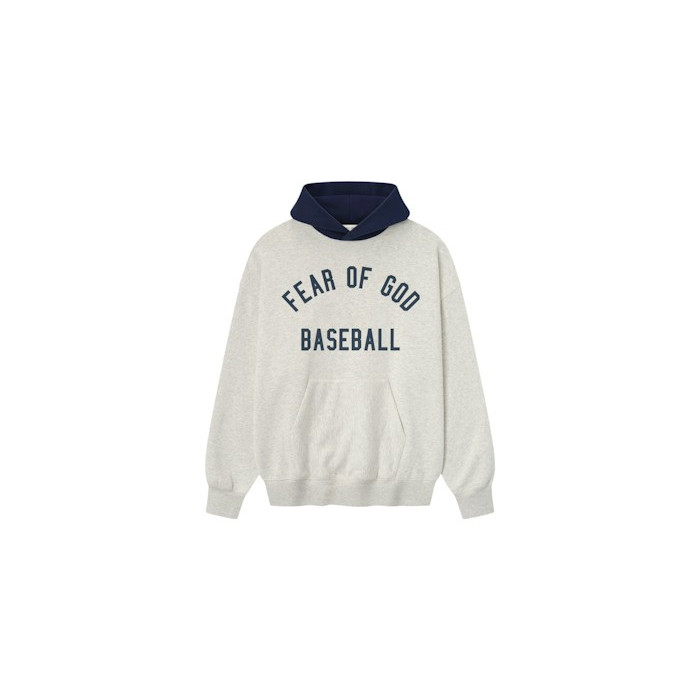 Худи Fear of God Essentials MLB Sport Hoodie Oatmeal Heather/Midnight Navy Худи Fear of God Essentials MLB Sport Hoodie Oatmeal Heather/Midnight Navy