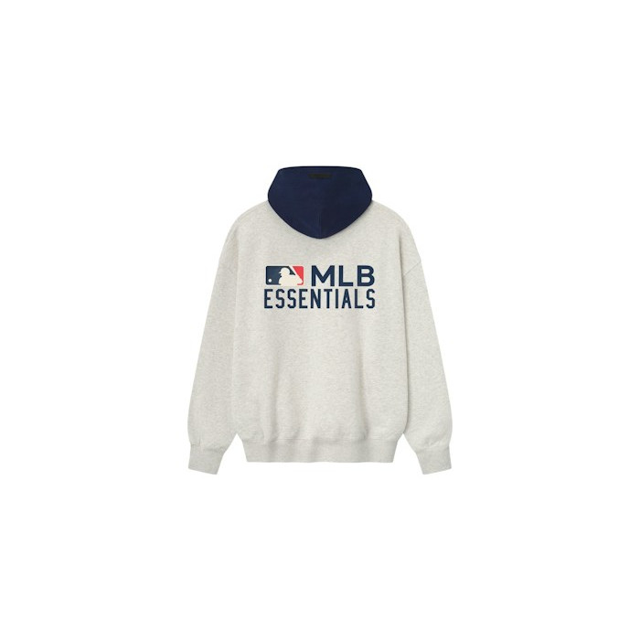 Худи Fear of God Essentials MLB Sport Hoodie Oatmeal Heather/Midnight Navy Худи Fear of God Essentials MLB Sport Hoodie Oatmeal Heather/Midnight Navy