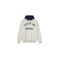 Fear of God Essentials MLB Sport Hoodie Oatmeal Heather/Midnight Navy