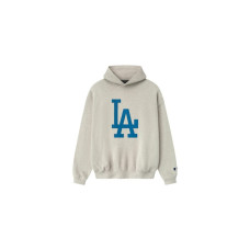 Fear of God Essentials Dodgers Sport Hoodie Heather Stone