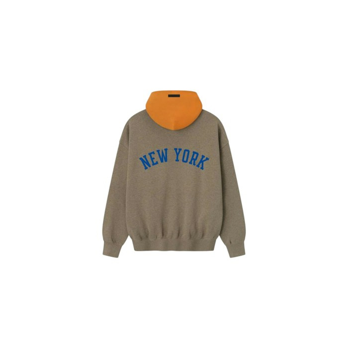 Худи Fear of God Essentials Knicks Sport Hoodie Homestead Heather/Orange Худи Fear of God Essentials Knicks Sport Hoodie Homestead Heather/Orange