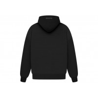 Fear of God Essentials Arch Logo Hoodie Jet Black