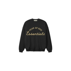 Fear of God Essentials Training 90s Crewneck Sweatshirt Faded Black