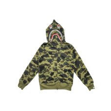 BAPE 1st Camo Shark Full Zip Hoodie (FW23) Green