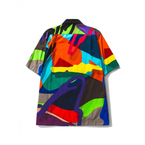 Оригинальный шмот KAWS x Sacai Button Shirt Multi - 70см