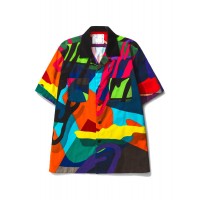 KAWS x Sacai Button Shirt Multi