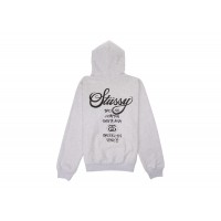 Stussy World Tour Hoodie Ash Heather (FW22)
