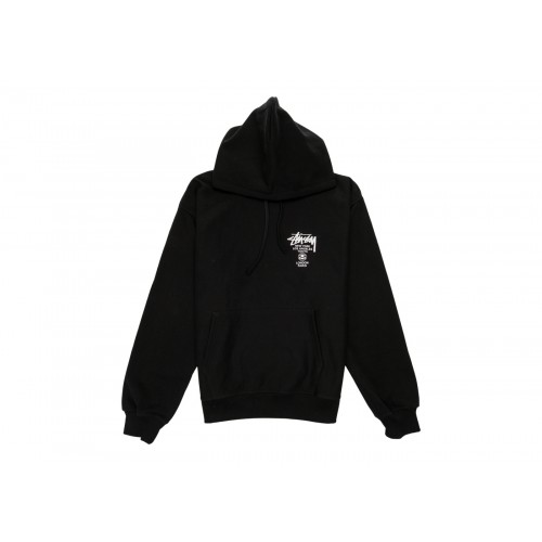 Оригинальный шмот Stussy World Tour Hoodie Black - 70см