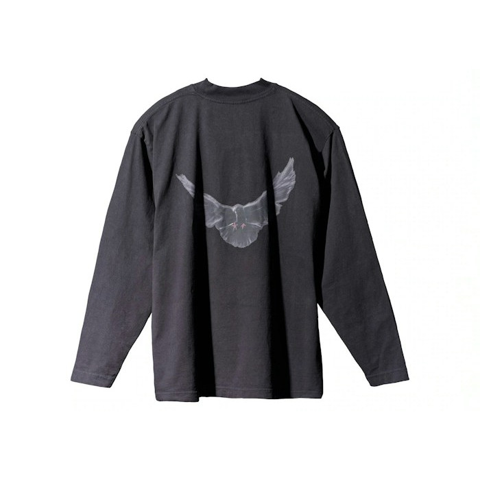 Лонгслив Yeezy Gap Dove Longsleeve Tee Black Лонгслив Yeezy Gap Dove Longsleeve Tee Black