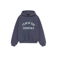 Fear of God Essentials Kids Fleece Hoodie Marine