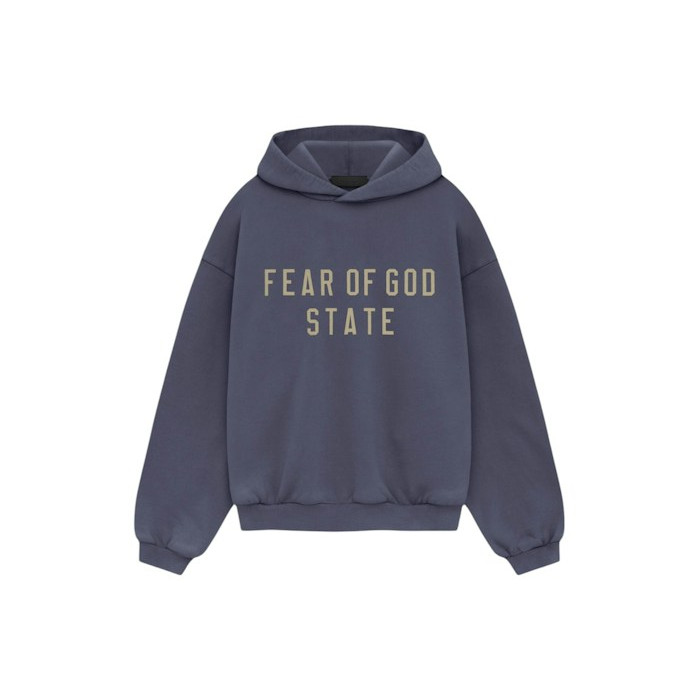 Худи Fear of God Essentials Kids Heavy Fleece Hoodie Marine Худи Fear of God Essentials Kids Heavy Fleece Hoodie Marine