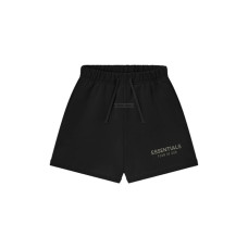 Fear of God Essentials Kids Classic Fleece Sweatshort Jet Black