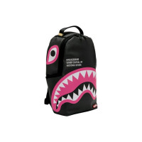 Sprayground Shark Central Pink DLXSV Backpack Black/Pink
