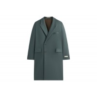 Kith 101 x Auralee Melton Chesterfield Coat Balsam Green