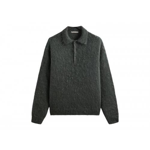 Оригинальный шмот Kith 101 x Auralee Brushed Super Kid Mohair Knit Polo Urban Chic