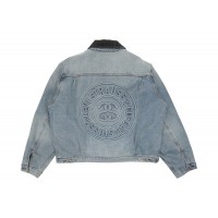 Stussy x Levis Embossed Praglad Trucker Jacket Stussy Rugged-Blue