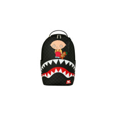 Sprayground Family Guy Stewie Holding Bear Keychain Backpack Black