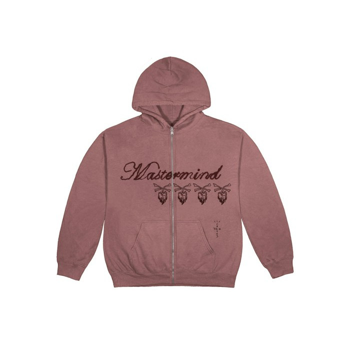 Худи Travis Scott Cactus Jack For Mastermind Skull Zip Up Hoodie Washed Red Худи Travis Scott Cactus Jack For Mastermind Skull Zip Up Hoodie Washed Red