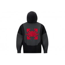 OFF-WHITE x Jordan Hoodie Hoodie (Asia Sizing) Black