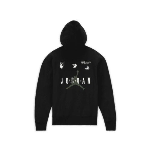 Оригинальный шмот OFF-WHITE x Jordan Hoodie (Asia Sizing) Black