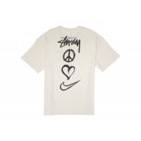 Nike x Stussy Peace, Love, Swoosh T-shirt White
