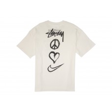 Nike x Stussy Peace, Love, Swoosh T-shirt (Asia Sizing) White