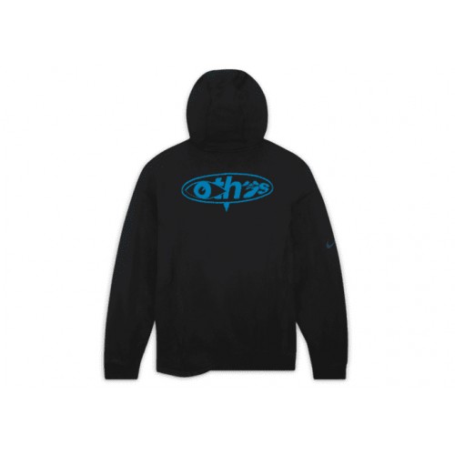 Оригинальный шмот OFF-WHITE x Nike 006 Fleece Hoodie (Asia Sizing) Black - 70см