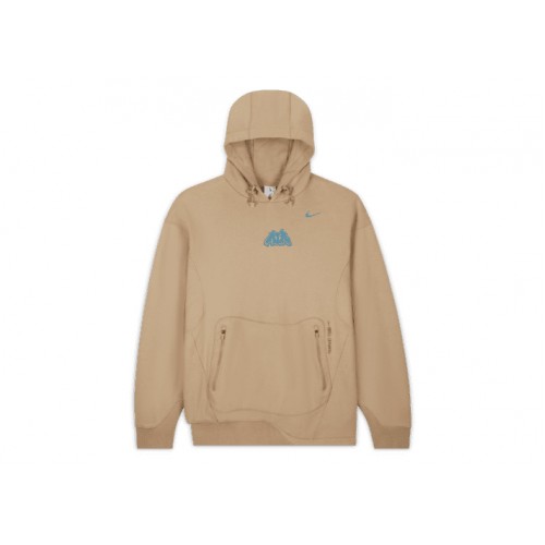 Оригинальный шмот OFF-WHITE x Nike 006 Fleece Hoodie (Asia Sizing) Beige - 70см