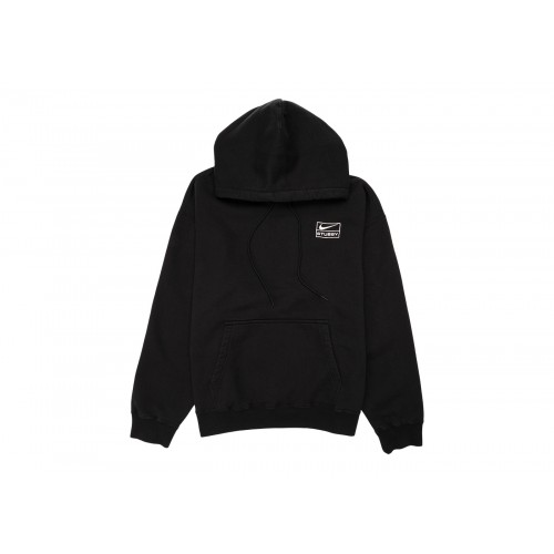 Оригинальный шмот Nike x Stussy Washed Hoodie Black - 70см