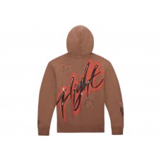 Travis Scott x Jordan Flight Graphic Hoodie Archaeo Brown