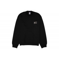 Nike x Stussy Wash Crew Fleece Black (SS23)