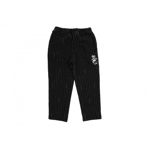 Оригинальный шмот Nike x Stussy Striped Wool Pants Black - 70см