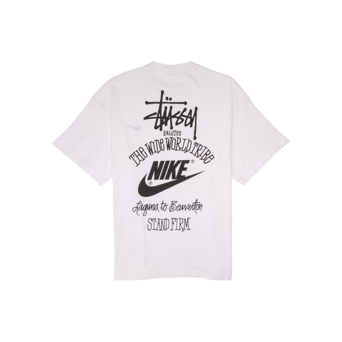 Nike x Stussy The Wide World Tribe T Shirt White