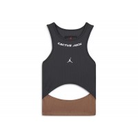 Jordan x Travis Scott Cactus Jack Womens Tank Top (Asia Sizing) Dark Smoke Grey
