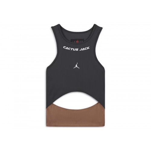 Оригинальный шмот Jordan x Travis Scott Cactus Jack Womens Tank Top (Asia Sizing) Dark Smoke Grey