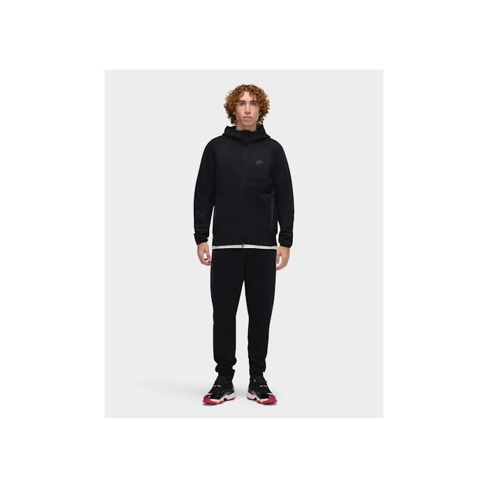 Худи Nike Sportswear Tech Fleece Windrunner Full-Zip Hoodie Black/Black Худи Nike Sportswear Tech Fleece Windrunner Full-Zip Hoodie Black/Black