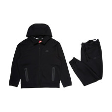 Nike Sportswear Tech Fleece Full-Zip Hoodie & Joggers Set Black/Black