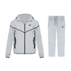 Nike Tech Woven Flash Jacket & Pant Set Reflect Silver/Black