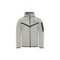 Nike Sportswear Tech Fleece Windrunner Full Zip Hoodie (FW24) Dark Grey Heather/Black