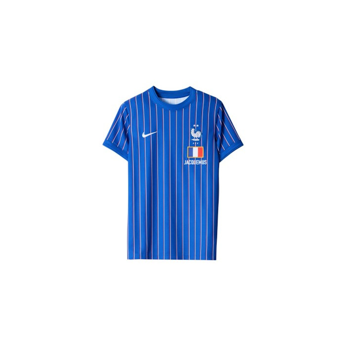 Джерси Nike x Jacquemus x France Women Pre Match Jersey Blue Stripe Джерси Nike x Jacquemus x France Women Pre Match Jersey Blue Stripe
