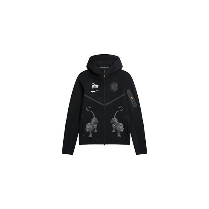 Худи Nike x Patta x Netherlands KNVB Tech Fleece Zip Windrunner Hoodie Black Худи Nike x Patta x Netherlands KNVB Tech Fleece Zip Windrunner Hoodie Black