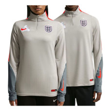 Palace x Nike England Dri-FIT Strike Drill Top Pewter Grey/Cool Grey/Bright Crimson