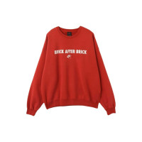 Jordan BIKE AIR x Nigel Sylvester Fleece Crewneck Sweatshirt Cinnabar Red