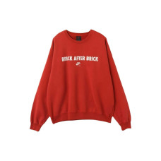 Jordan BIKE AIR x Nigel Sylvester Fleece Crewneck Sweatshirt Cinnabar Red